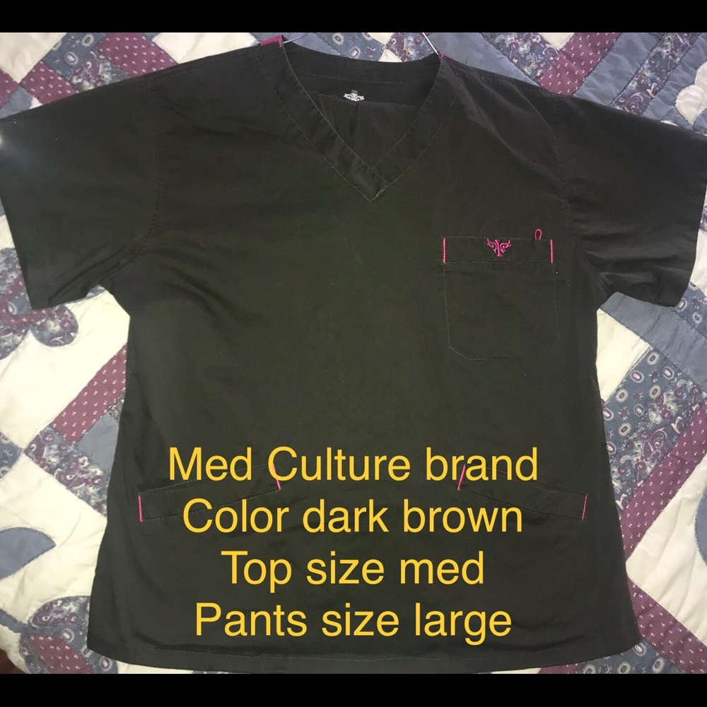 Med couture scrub set